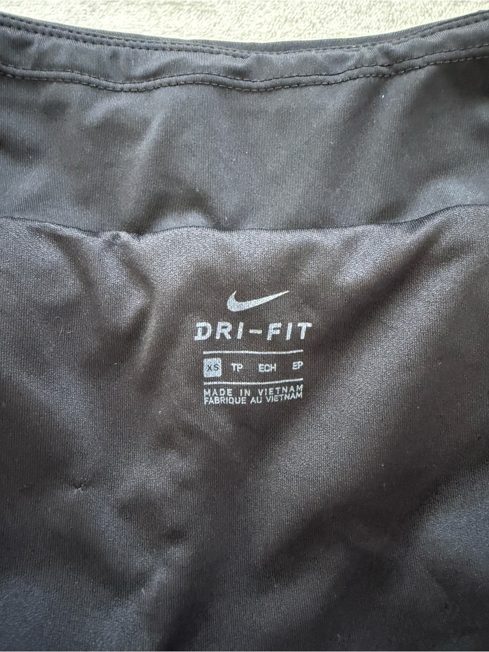 Nike Dri-FIT Black Running Shorts XS Athletic Gym Workout Activewear - Picture 3 of 7